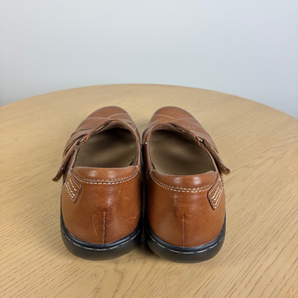 Clarks Woven Fisherman Flats Women's 7.5 Comfort Support Walking Office Boho - Picture 6 of 7